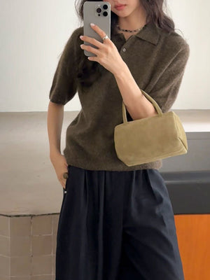 polo shirt in Black