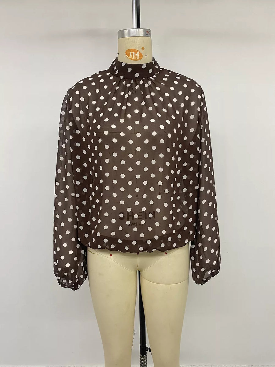 100% polyester Care instructions: Machine wash cold blouse in white with relaxed silhouette