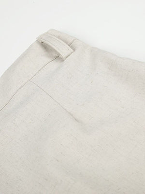 cream wide-leg pants