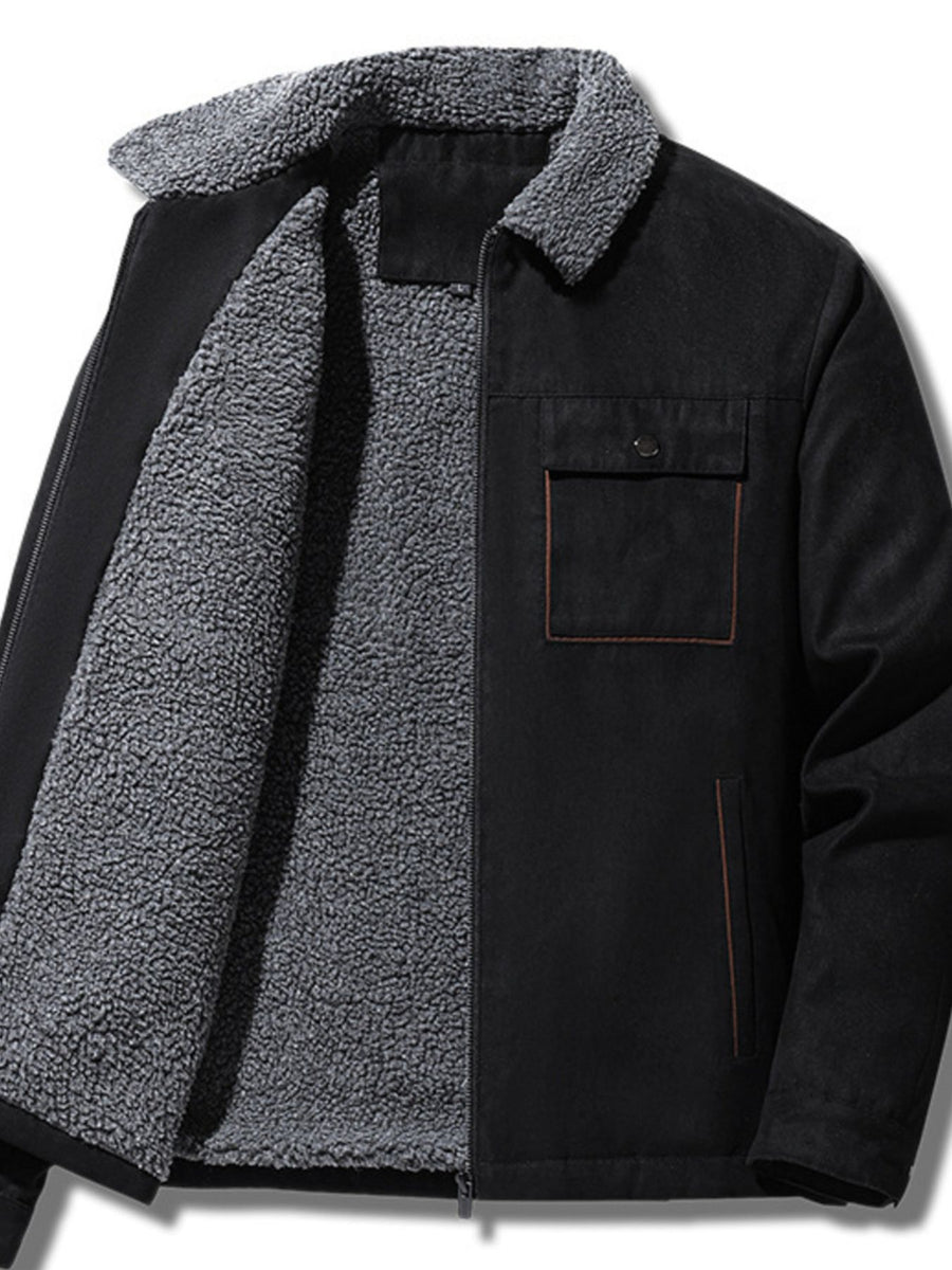85% polyester, 15% nylon Care instructions: Machine wash cold utility jacket in Coffee with regular silhouette