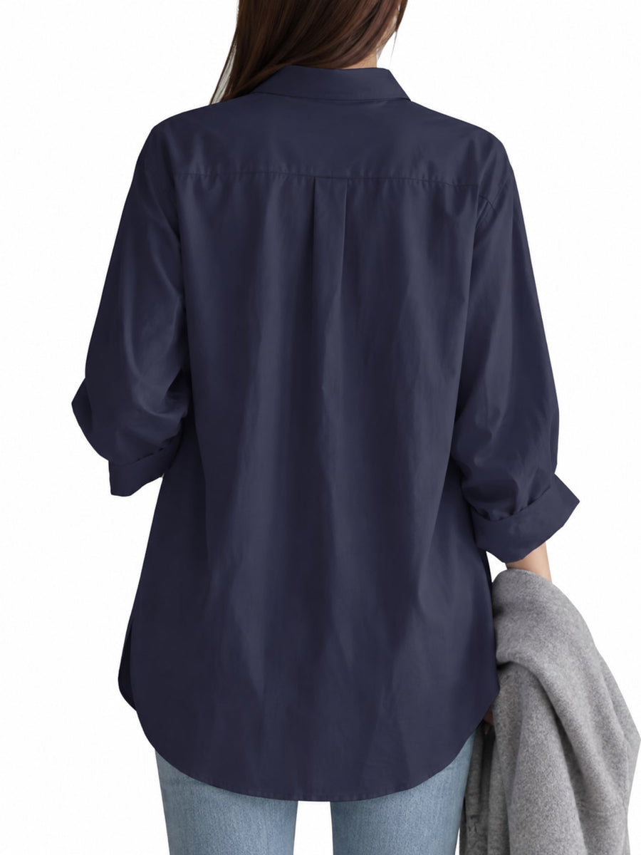 Navy Blue button-down shirt