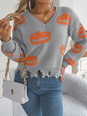100% acrylic Care instructions: Machine wash cold pullover sweater in Orange with relaxed silhouette