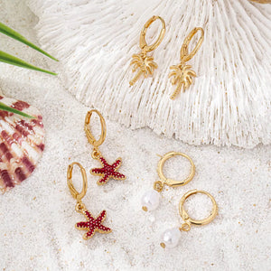 Synthetic Pearl, 18K Gold-Plated, Alloy, Rhinestone Care instructions: Avoid wea earrings in white with straight silhouette