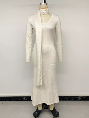 maxi dress in Apricot