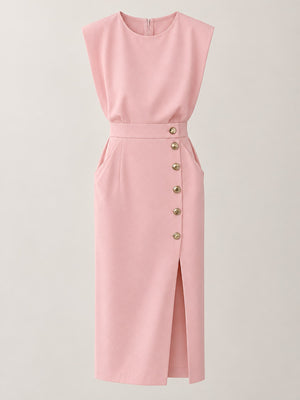 midi dress in Green