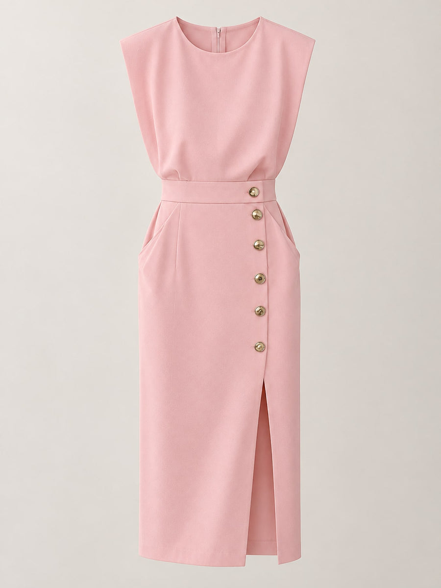 midi dress in Green