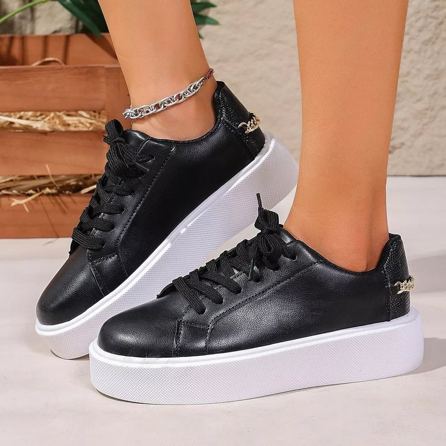 White sneakers