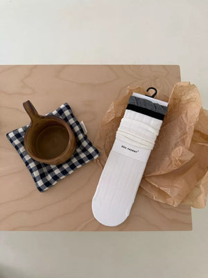 cotton Imported Size & socks in dark blue with fitted silhouette