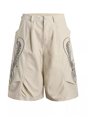 Apricot Men's Loose Fit Cargo Capris