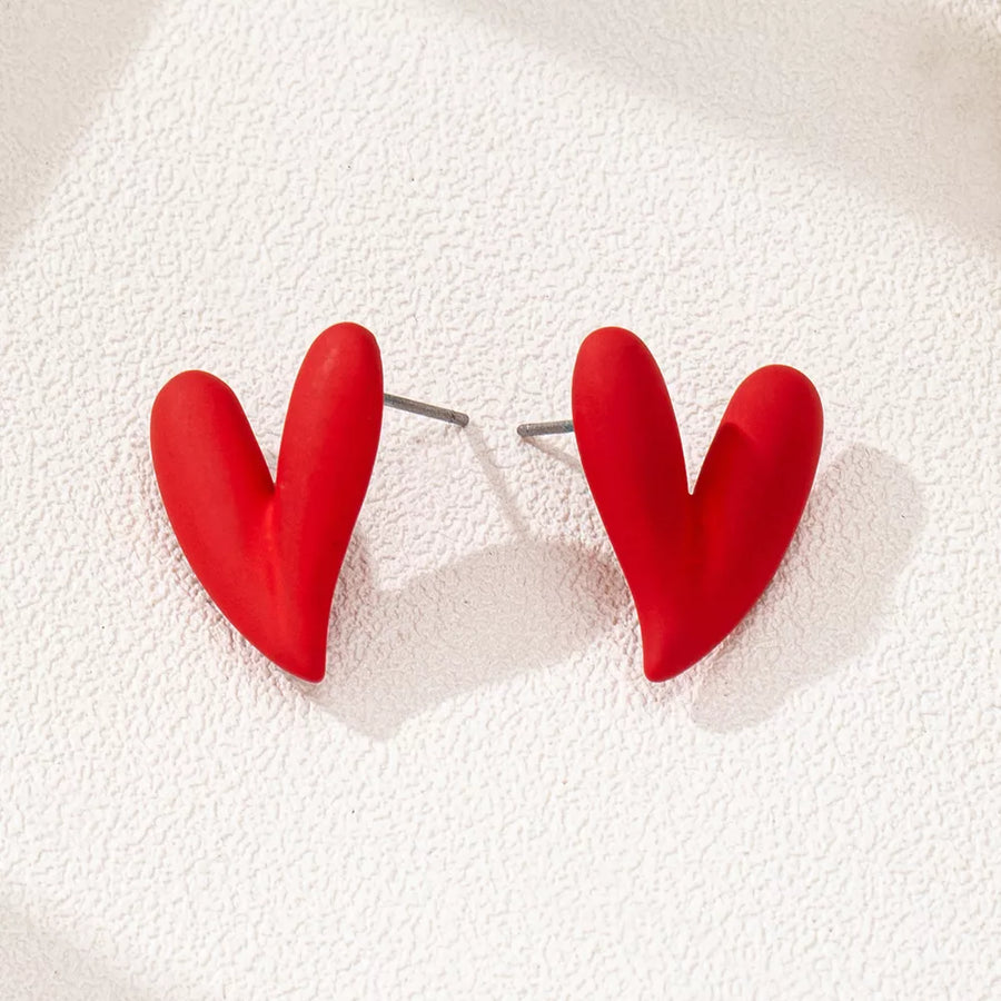 earrings featuring leopard-print in red with 18K Gold-Plated,Alloy,Silver-plated Care instructions: Avoid wearing during