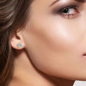 gold earrings