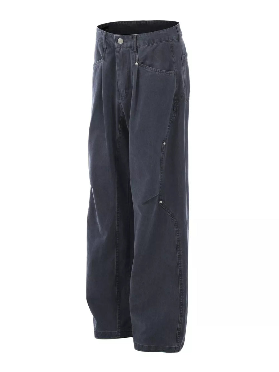 Men's Full Size Loose Fit Sweatpants in Gray