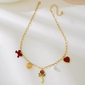 Synthetic Pearl, 18K Gold-Plated, Alloy, Resin Care instructions: Avoid wearing necklace in ivory with regular silhouette