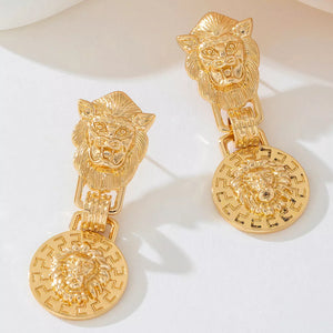 18K Gold-Plated,Alloy Care instructions: Avoid wearing during exercise, as sweat earrings in gold with regular silhouette