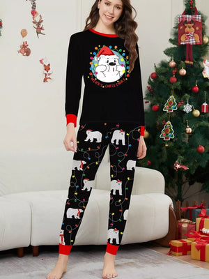 Kid pajama set with hip-length, full-length and pullover, elastic
