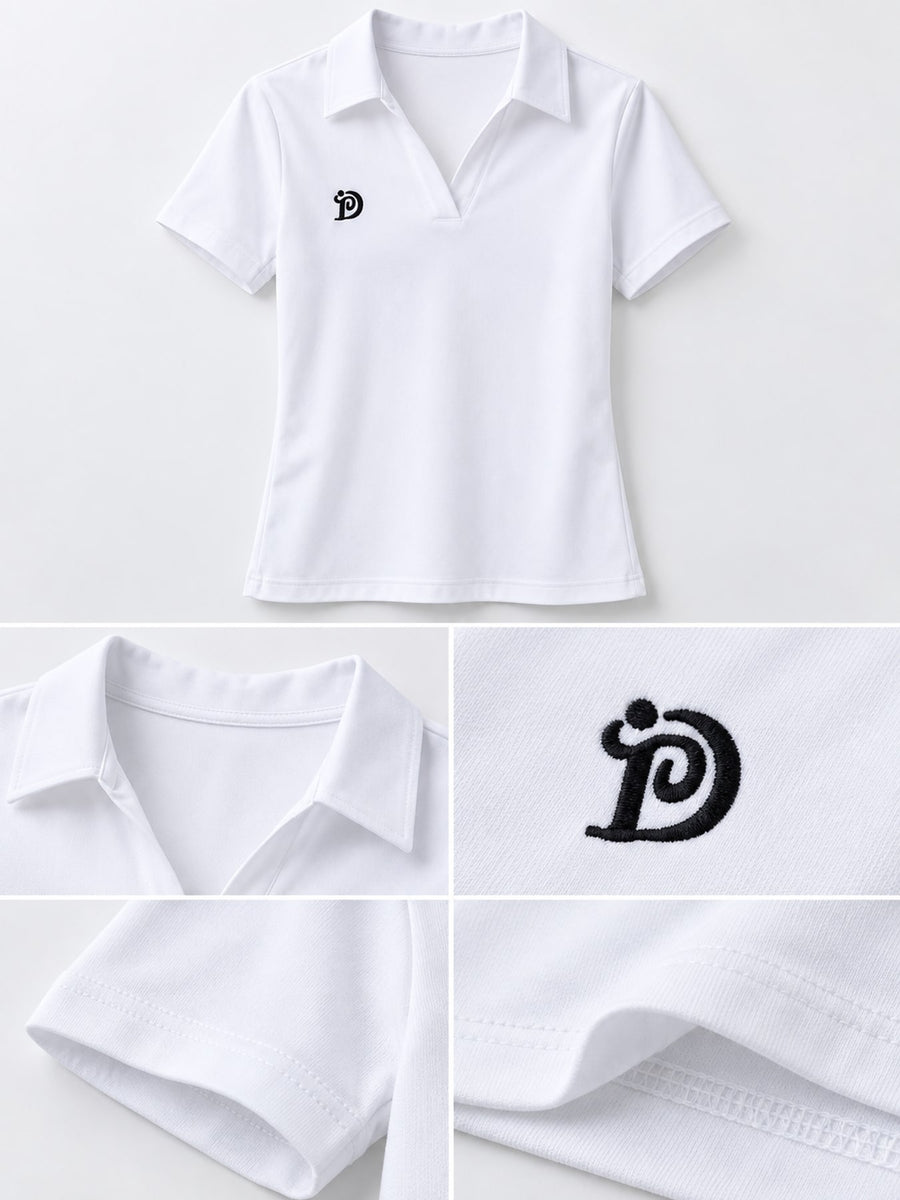 polo shirt in Black