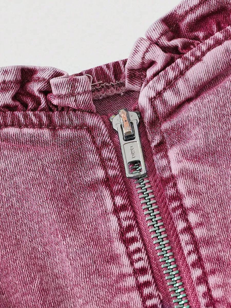 Pink fitted camisole with sweetheart
