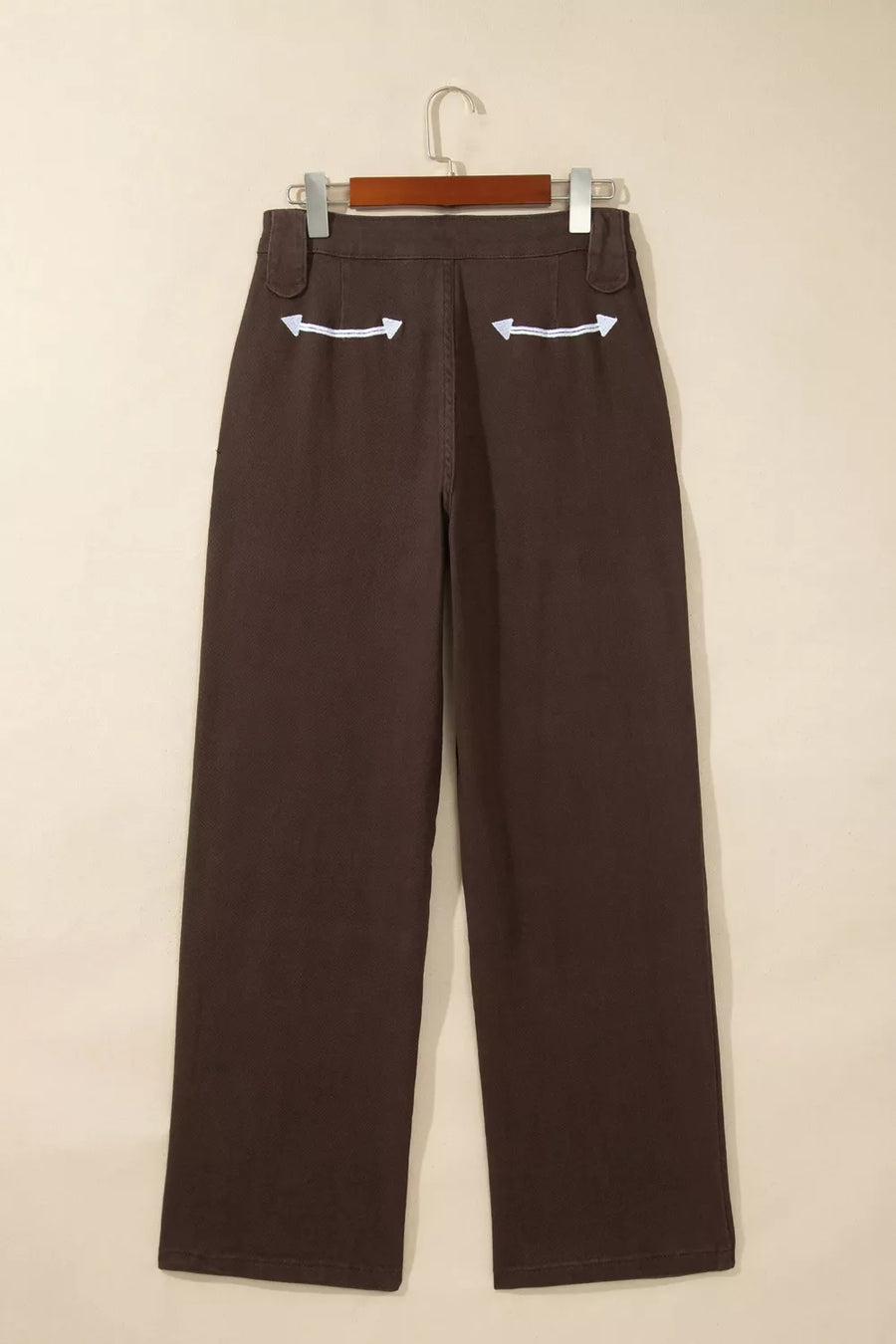 jeans featuring color-block in Dark Brown with 98% cotton, 2% elastane Care instructions: Machine wash cold texture