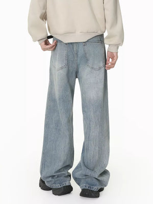 jeans in Light Blue with pocketed and full-length