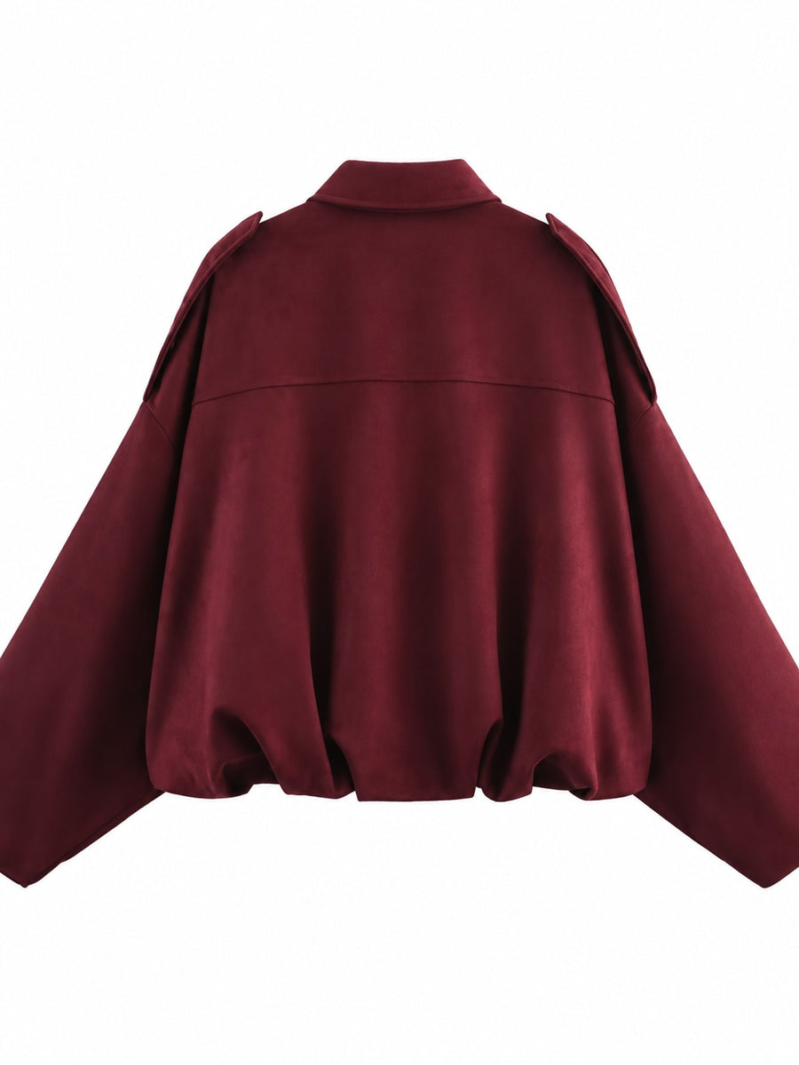 black bomber jacket