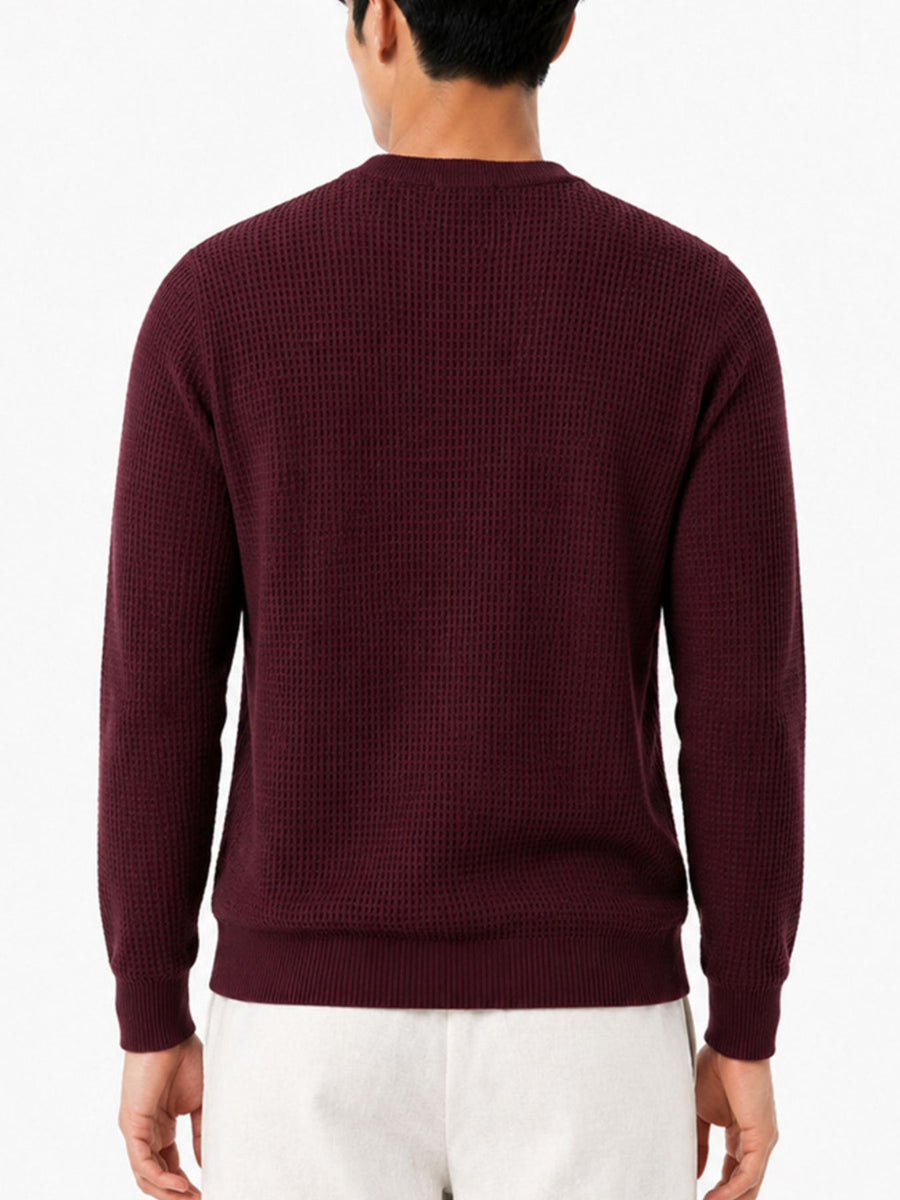 dark brown pullover sweater