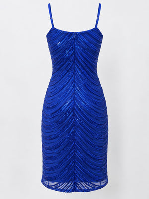 White bodycon bodycon dress with deep v-neck