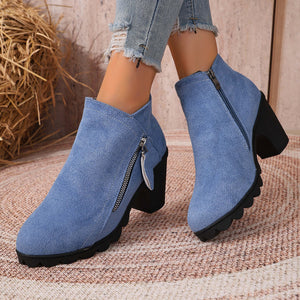 Polyester,Rubber Imported Size & boots in Beige with ankle boot silhouette