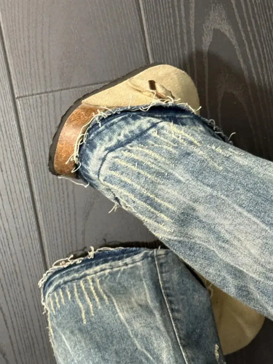 Men's Vintage Wash Relaxed Fit Jeans Plus Size in this colorway