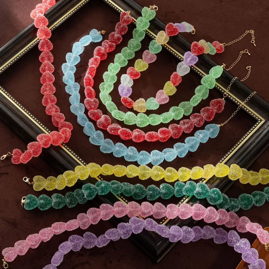 necklace featuring color-block in Gold with Resin,Copper,Zircon Care instructions: Avoid wearing during exercise, as sweat w