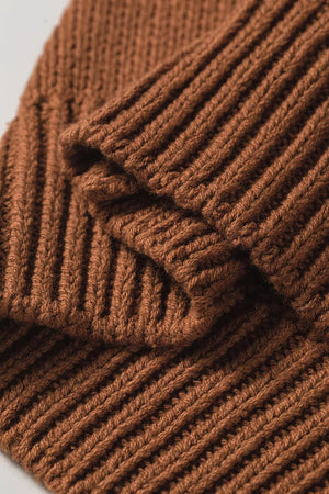 rust pullover sweater