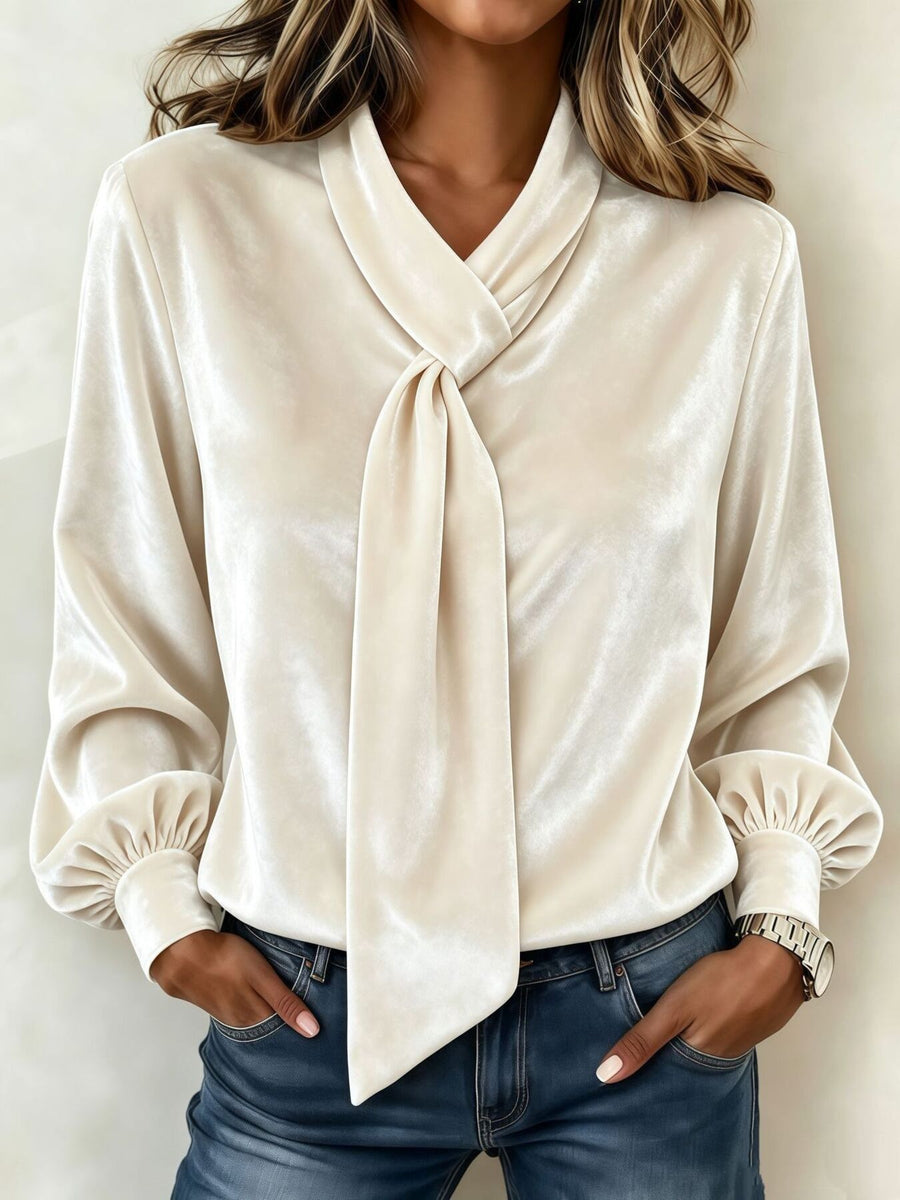 100% polyester Care instructions: Machine wash cold blouse in Burgundy with regular silhouette