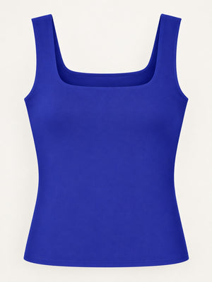 Dark Green tank top with waist-length and pullover