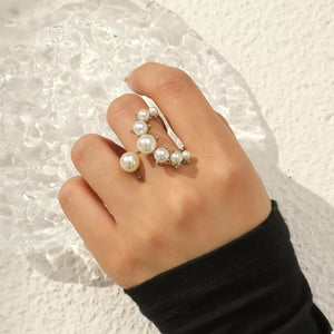 ring in ivory featuring open ring and open fit