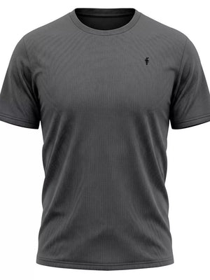 Men's Classic Fit Crew Neck T-shirt Plus Size in Blue