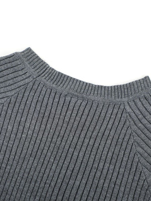 Light Gray t-shirt with stretch and raglan sleeve