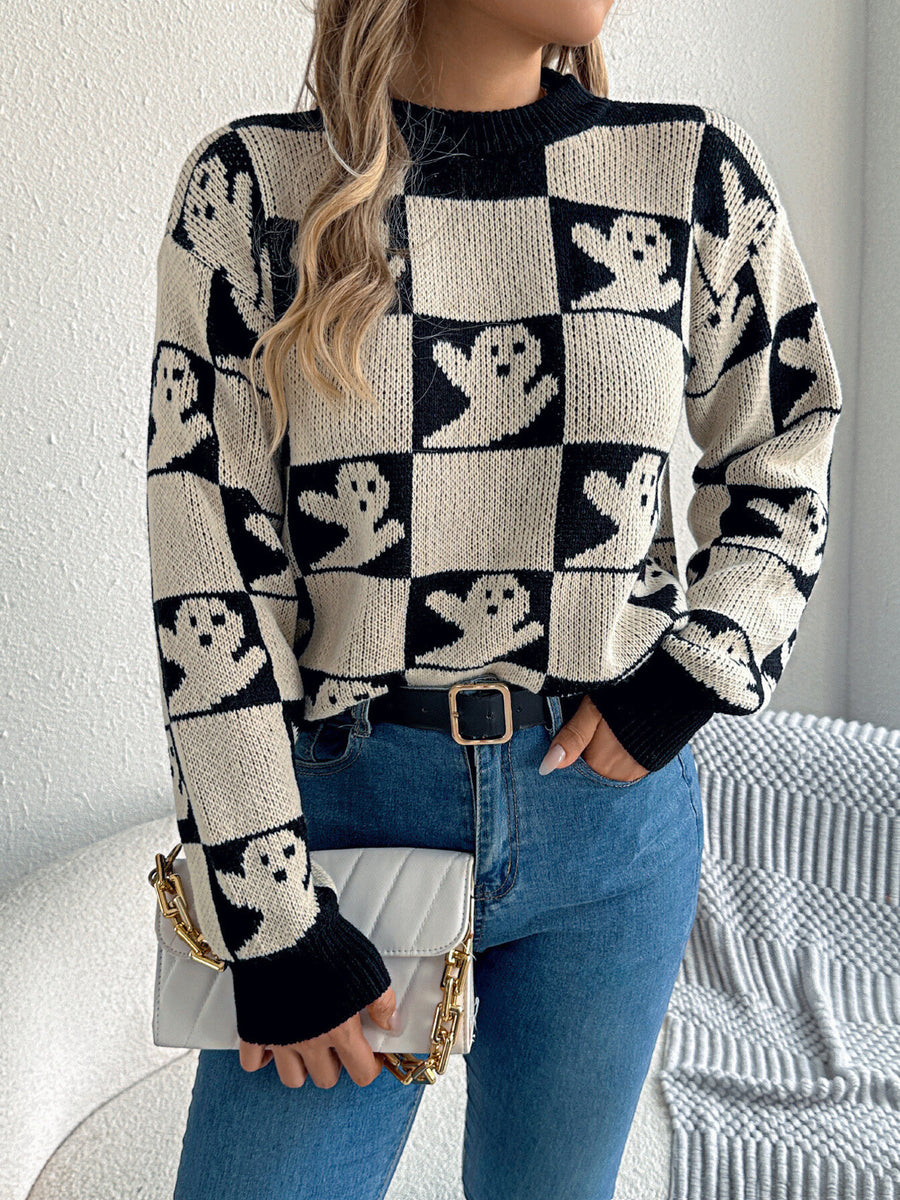 pullover sweater in Black