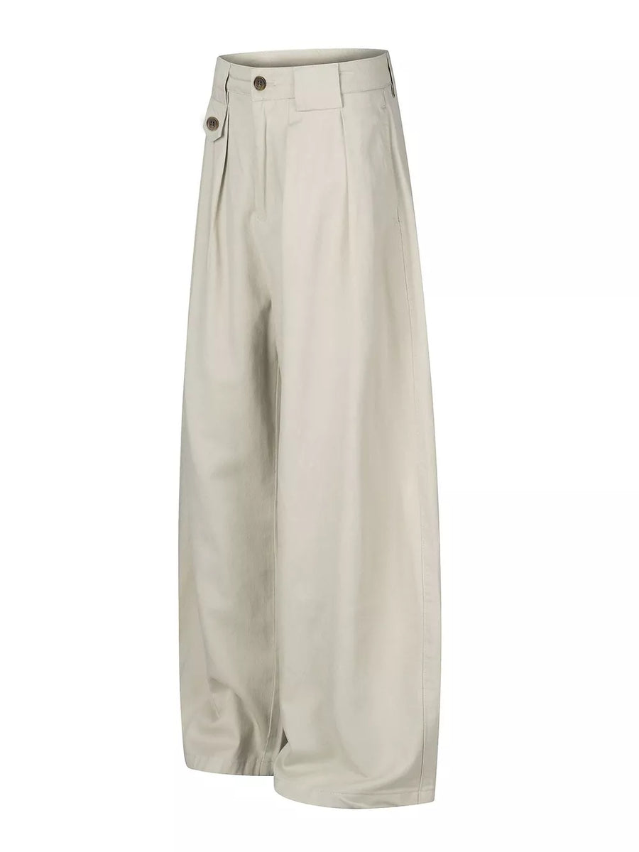 54% lyocell, 46% cotton Care instructions: Machine wash cold wide-leg pants in Black with wide-leg silhouette
