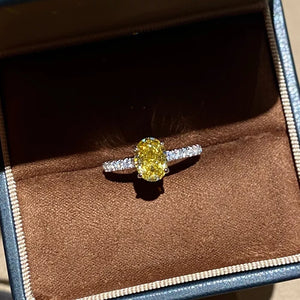 Copper, Zircon Care instructions: Avoid wearing during exercise, as sweat will r ring in Yellow with straight silhouette