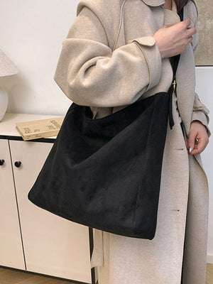 Zip Adjustable Strap Crossbody Bag in Beige with adjustable straps