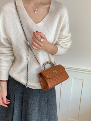 crossbody bag in White