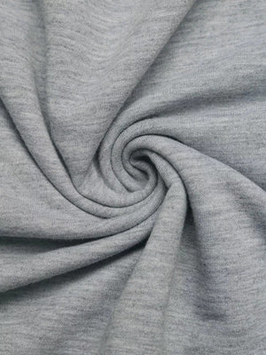 Gray Heart Embroidered Sweatshirt