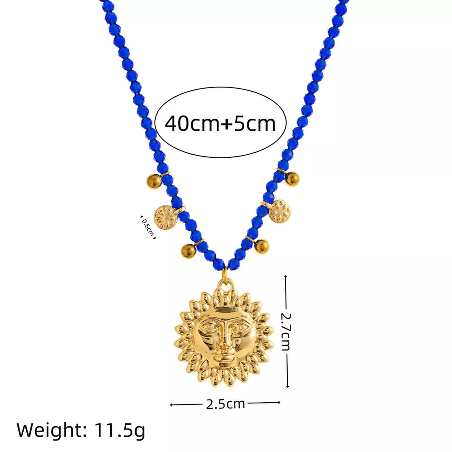 Multicolor jewelry necklace with not applicable