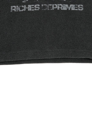 Crew-Neck Graphic Vintage Short-Sleeve Top in Black with graphic print