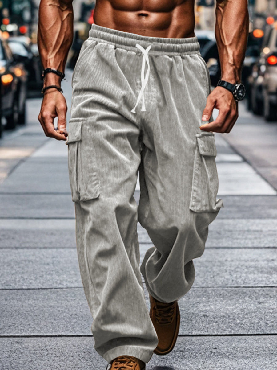 cargo pants featuring corduroy in olive green with 95%polyester,5%spandex Care instructions: Machine wash cold texture