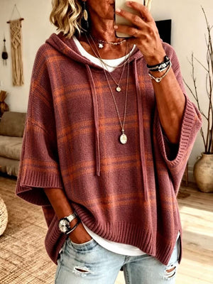 pullover hoodie in Red