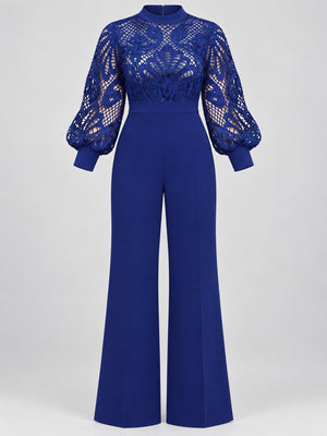 jumpsuit in Black with lace and openwork
