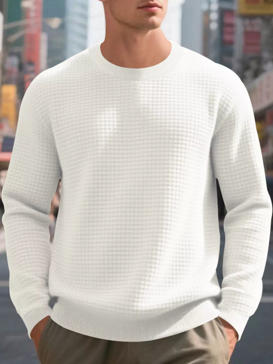black sweatshirt with lightweight and long sleeve