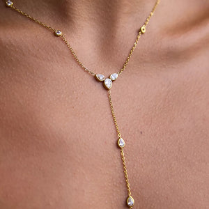 gold with necklace with gold-plated