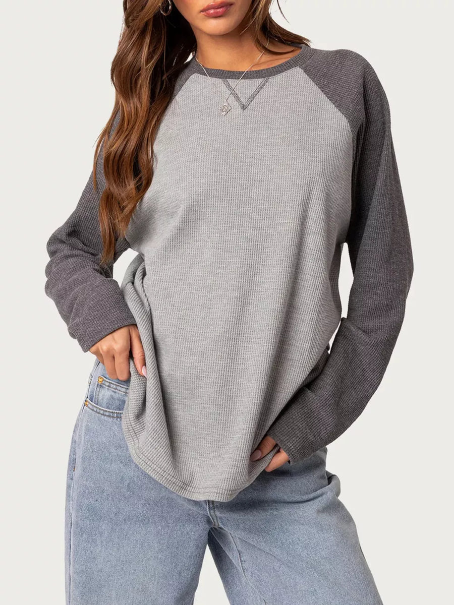 classic t-shirt in light blue with crew neck