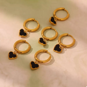 earrings in gold